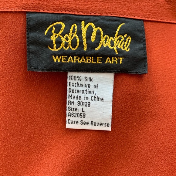 Vintage Bob Mackie Silk Blouse - Picture 2 of 7